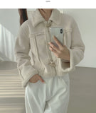 Lovely Casual Crop Duffle Full Fur Mustang