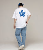 Back Flower Logo Life Drawing Short Sleeve Tee