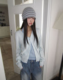 Hunin Basic V-Neck Knit Cardigan