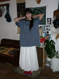 Napa balloon banding long skirt
