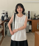 Ephew Summer Flower Punching Sleeveless