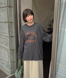 [Unisex] Sainten Lettering Over Long Sleeve Tee