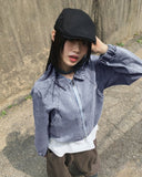 Harder Tornado incision blouson denim jacket