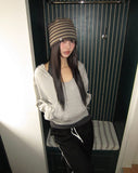 [Sweatshirt + Halterneck set] Doe Layered Holder Neck Sweatshirt