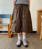 [unisex] Mugenz Nylon Banding Cargo Bermuda Pants