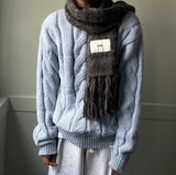 Mushroom Boucle Knit