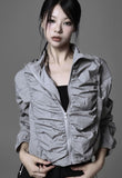 Air Shirring Windbreaker
