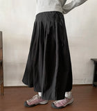 Beden pleated nylon wrap skirt