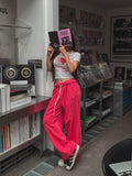 pigment line wide banding pants
