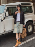 Pier Adjust Bermuda Denim Pants