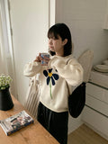 Ikind flower round knit