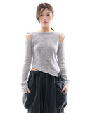 Gemma cut-out knit top