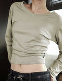 [ EEUN MADE ] Nora Slim V Tee