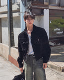 Eight Velvet Denim Trucker Jacket