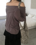 Lachen Leopard Shoulder Cross Bag