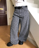 Drew Daisy Flower Wide Denim Pants