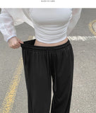 Cooling Banding Span Straight Pants