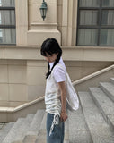 Redo Strap Blue Wide Pants