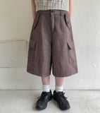 Teraka Cotton Bermuda Cargo Pants