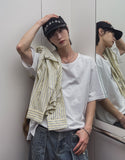 Bailou U-neck box short sleeves