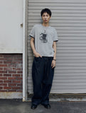 BACK-POINT DENIM PANTS