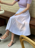 Joy Banding Flare Long Skirt