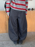 Pmu Curved Raw Denim Balloon Wide Pants