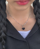 Tee Heart Ball Necklace