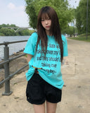Souffle Dot Lettering Short Sleeve