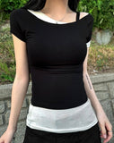 Layered Contrast Tee