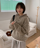 [unisex] Kiroi Bokashi Over Hood Knit