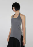 (2-WAY) LAYERED STRAP HALTER TOP