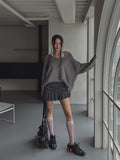 Festry unbalanced skirt