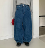 [unisex] Kembo Long Balloon Denim Pants