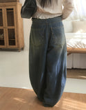 Pekka Stud Balloon Wide Denim Pants