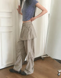 Nuka Two Way Nylon Parachute Skirt Pants