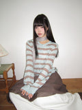 Mael Stripe Knit Cardigan