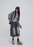 Lever Decky Bermuda Denim Cargo Pants