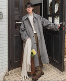 Posey Wool Balmacaan Coat