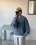 [unisex] Henme Bokashi Round Over Knit