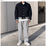 Sentic brushed one-tuck wide pants