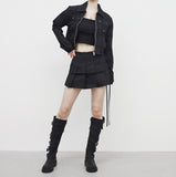 Kenny String Pleats Skirt