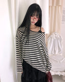 Natine Striped Long Sleeve Knit