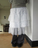 Lapue Frill Tiered Midi Skirt