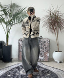 Dianne Gray Balloon Denim Pants