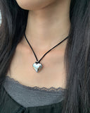 Illa Heart Long Necklace