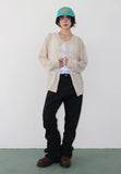 LINEN BLEND CARDIGAN