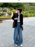 Oboe Pintuck Wide Denim