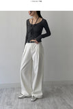 Ravy Shirring Halter Neck T-Shirt