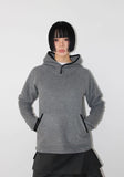 FLEECE FINGER-HOLE HOOD TOP